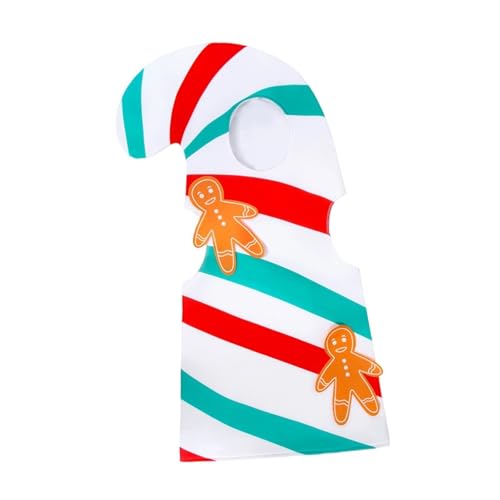 APLVFFZH Weihnachts-Cosplay-Zuckerstangen-Kleidung für -Halloween-Party, L APLVFFZH Weihnachts-Cosplay-Zuckerstangen-Kleidung für -Halloween-Party, L von APLVFFZH