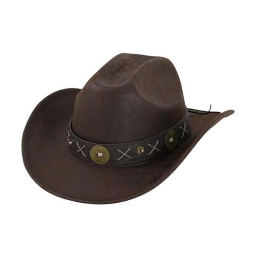 APLVFFZH Western Cowboyhut für Musik Events, Festivals Und Outdoor Aktivitäten, Style A APLVFFZH Western Cowboyhut für Musik Events, Festivals Und Outdoor Aktivitäten, Style A von APLVFFZH