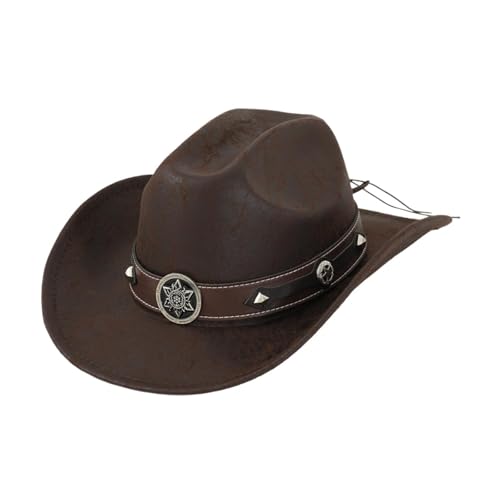 APLVFFZH Western Cowboyhut für Musik Events, Festivals Und Outdoor Aktivitäten, Style B APLVFFZH Western Cowboyhut für Musik Events, Festivals Und Outdoor Aktivitäten, Style B von APLVFFZH