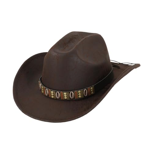 APLVFFZH Western Cowboyhut für Musik Events, Festivals Und Outdoor Aktivitäten, Style D APLVFFZH Western Cowboyhut für Musik Events, Festivals Und Outdoor Aktivitäten, Style D von APLVFFZH
