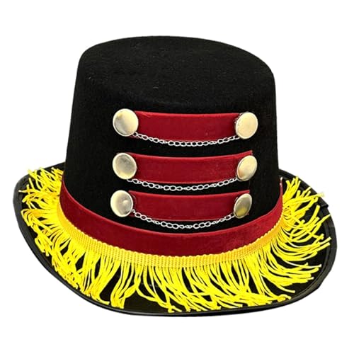 APLVFFZH Zylinderhut für Halloween und Karneval, verstellbar für Cosplay-Auftritte APLVFFZH Zylinderhut für Halloween und Karneval, verstellbar für Cosplay-Auftritte von APLVFFZH