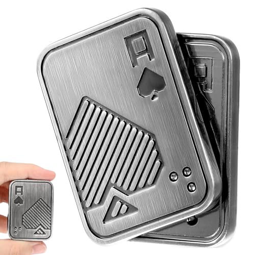 Fidget Slider Toys Erwachsene, EDC Poker Push Card Magnetic Fidget Clicker Adult Fidget Toy, Relieve Stress Angst ADHS Cool Office Gadgets Geschenk oder Freund, Ehemann und Vater von APLZGMG