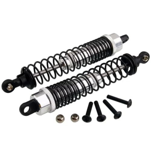 APMXQWIL Rc Upgrade StoßDäMp Kompatibel Mit HPI BMT0006 1/10 Rc Auto-Upgrade-Modifikation Ersatzzubehör Teile 2 Stück Alaun-Stoßdämpfer(Silver) von APMXQWIL