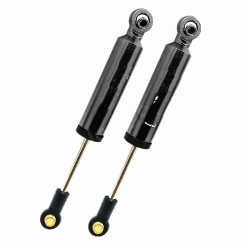 Kompatibel Mit AXIAL Für SCX10 Für TRX4 1/10 RC Crawler Autoteile 2 Stück 100 Mm Aluminium-Ölstoßdämpfer Dämpfer Intern Für Feder RC Stoßdämpfer(Black) von APMXQWIL