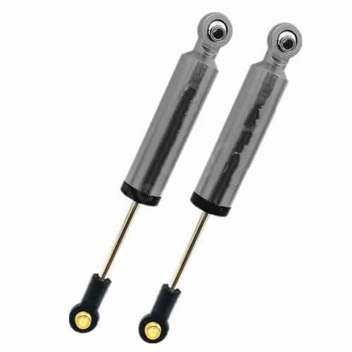 Kompatibel Mit AXIAL Für SCX10 Für TRX4 1/10 RC Crawler Autoteile 2 Stück 100 Mm Aluminium-Ölstoßdämpfer Dämpfer Intern Für Feder RC Stoßdämpfer(Gray) von APMXQWIL