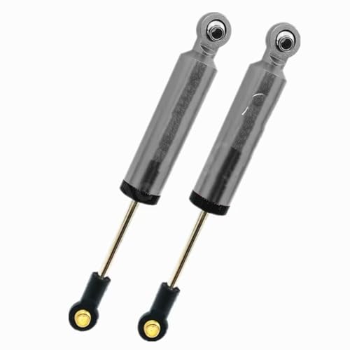 Kompatibel Mit AXIAL Für SCX10 Für TRX4 1/10 RC Crawler Autoteile 2 Stück 100 Mm Aluminium-Ölstoßdämpfer Dämpfer Intern Für Feder RC Stoßdämpfer(Gray) von APMXQWIL