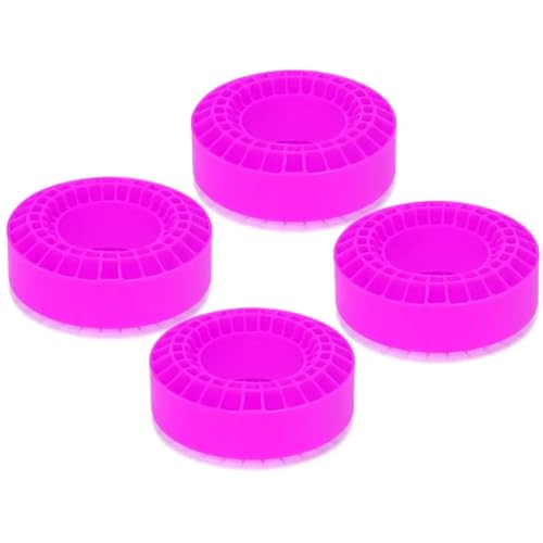 Kompatibel Mit Axial Für SCX10 Für MST D110 TF2 1/10 RC Crawler Autoteile, 4-teiliger Silikonkautschuk-Einsatzschaum, 115–120 Mm, 1,9 Zoll Radreifen RC-Reifen(Pink) von APMXQWIL