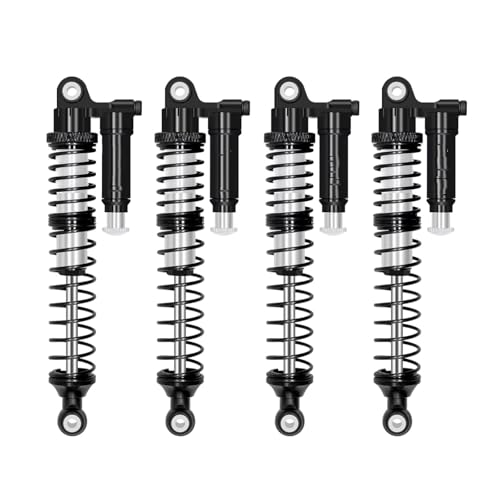 Kompatibel Mit Axial Für SCX10 Für TRX4 Für TRX6 D90 1/10 RC Crawler Car Upgrade-Teile 100 Mm Verstellbarer Huckepack-Stoßdämpfer RC Stoßdämpfer(Silver) von APMXQWIL