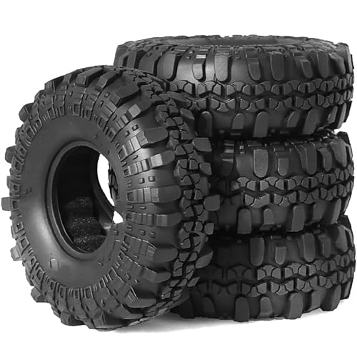 Kompatibel Mit Axial Für SCX10 UTB18 Für TRX4 Für Redcat 7VS4-10 FCX10 RC-Crawler-Auto-Upgrade-Teile 1.9 Reifen 108 * 40 Mm 4 Stück RC-Reifen von APMXQWIL