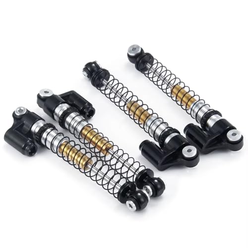 Kompatibel Mit Axial Für SCX24 Für Deadbolt Für Wrangler Für Gladiator Für Bronco 1/24 RC-Autoteile 4-teiliger 48-mm-Stoßdämpfer RC Stoßdämpfer(Black) von APMXQWIL