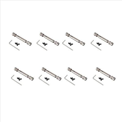 Kompatibel Mit Fy-01 02 03 04 05 Für Wltoys 12428 12423 12628 RC-Auto-Upgrade-Teile 8X Metall Für Universelle Hintere Mittlere Antriebswelle Zubehör Teile RC Autos von APMXQWIL
