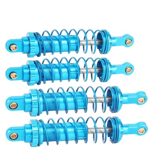 Kompatibel Mit MJX Für Hyper Go 14209 14210 14510B 1/14 RC-Auto-Upgrade-Teile, Ersatzzubehör, 4 Stück Stoßdämpfer RC Stoßdämpfer(Blue) von APMXQWIL