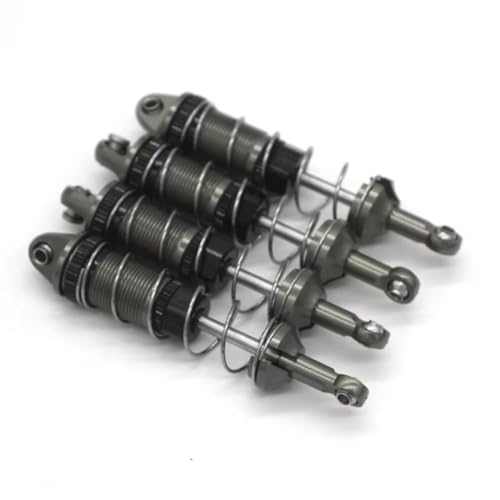 Kompatibel Mit MJX Für Hyper Go H16H H16E H16P 16207 16208 16209 16210 1/16 Crawler-Auto, Ersatz-Upgrade-Teile, Metall-Stoßdämpfer RC Stoßdämpfer(Gray) von APMXQWIL