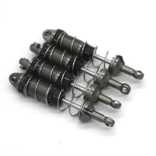 Kompatibel Mit MJX Für Hyper Go H16H H16E H16P 16207 16208 16209 16210 1/16 Crawler Auto Ersatz-Upgrade-Teile Metall Stoßdämpfer Dämpfer RC Stoßdämpfer(Red) von APMXQWIL