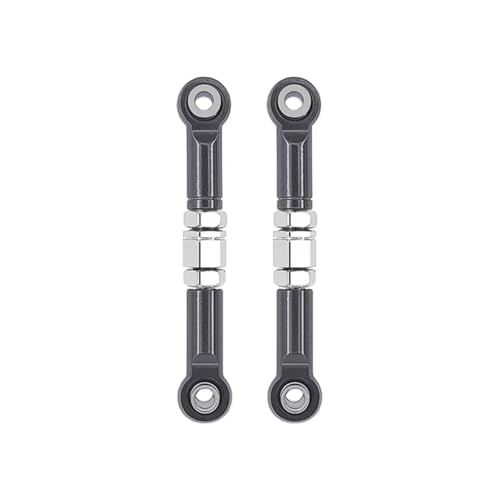 Kompatibel Mit MJX H16 16207 16208 16209 16210 1/16 RC-Auto-Upgrades, Teile, Zubehör, 2 Stück, Metall-Vorderlenkstangen Zubehör Teile RC Autos(Gray) von APMXQWIL