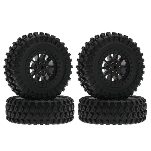 Kompatibel Mit MN D90 MN98 Für MN99S Für MN82 Für WPL C14 C24 C34 B14 B24 RC-Auto-Upgrade-Teile Zubehör 4 Stück 70 Mm Reifen Reifen Rad RC-Reifen(Black) von APMXQWIL
