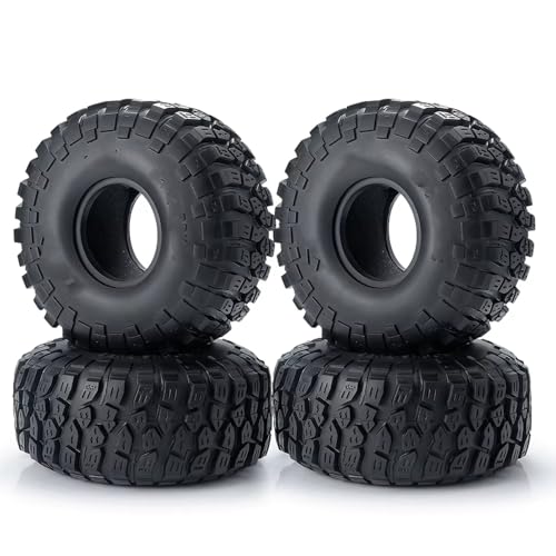 Kompatibel Mit TRX4 Für TRX6 Für Axial Für SCX10 90046 AXI03007 D90 1/10 RC-Crawler-Autoteile, 2,2-Zoll-Radreifen, 150 Mm Gummireifen RC-Reifen(4pcs) von APMXQWIL
