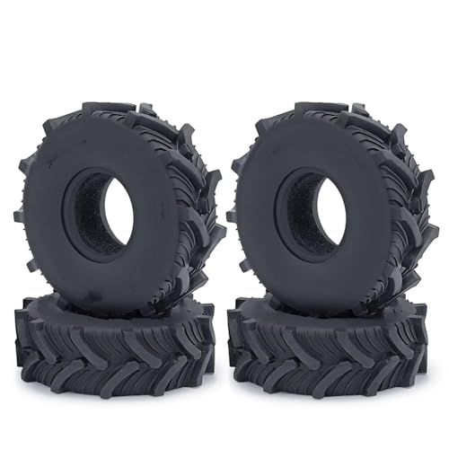 Kompatibel Mit TRX4M Für Axial Für SCX24 1/18 1/24 RC Crawler Autoteile 1,0 Zoll Schlamm Für Geländeradreifen Gummireifen 54/62 Mm RC-Reifen(B 24x62x20mm) von APMXQWIL