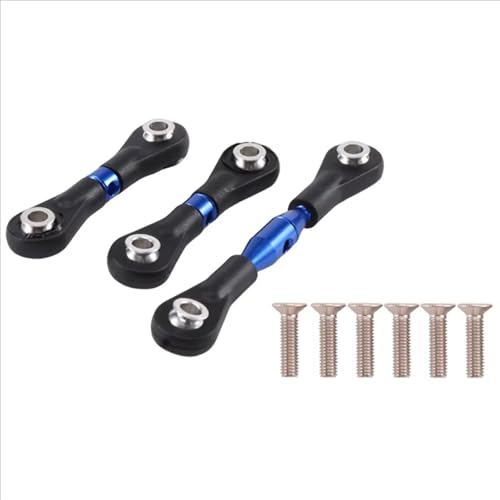 Kompatibel Mit Tamiya Für TT-01 1/10 Fernbedienungsauto-Upgrade-Teile, Modifikationszubehör, 3-teilige Lenkstangenverbindung Zubehör Teile RC Autos von APMXQWIL