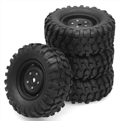Kompatibel Mit Traxxas Für TRX4 D90 Für Axial Für SCX10 II III Für Redcat 1/10 RC Crawler Autoteile 4 Stück 95 Mm 1,9 Beadlock-Felgenreifen RC-Reifen von APMXQWIL