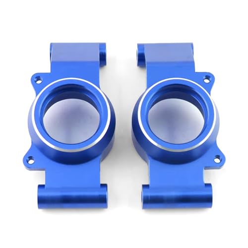 Kompatibel Mit Traxxas Für X-Maxx 6S 8S 1/5 RC Monster Truck Autos Upgrade-Teile Zubehör 2 Stück Metall Hinterachsschenkel-Nabenträger Zubehör Teile RC Autos(Blue) von APMXQWIL