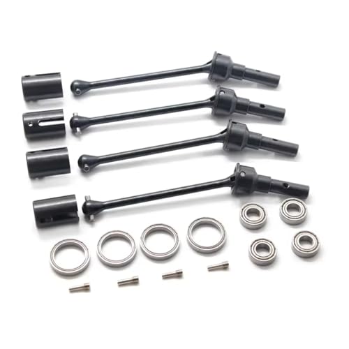 Kompatibel Mit Trxs Für MAXX Für Widemaxx 1/10 RC-Auto-Upgrade-Teile, 4-teiliges Stahl-Vorder- Und Hinterrad-Verlängerungswellen-CVD-Wellenbecher RC Auto Antriebswelle Kompatibel Mit Trxs Für MAXX Für Widemaxx 1/10 RC-Auto-Upgrade-Teile, 4-teiliges Stahl-Vorder- Und Hinterrad-Verlängerungswellen-CVD-Wellenbecher RC Auto Antriebswelle von APMXQWIL
