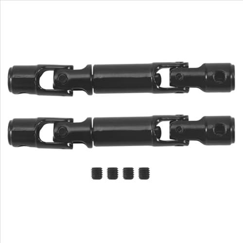 Kompatibel Mit WPL Für Henglong 1/16 RC Crawler Truck Cars Upgrades Teile Modifikation Ersatz 2PCS Metall Antriebswelle RC Auto Antriebswelle(Black) von APMXQWIL