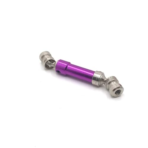 Kompatibel Mit Wltoys 12427 12423 12428 12429 1/12 RC-Auto-Upgrade-Teile Zubehör Metall-Hinterradantriebswelle 80 Mm - 100 Mm RC Auto Antriebswelle(Purple) von APMXQWIL