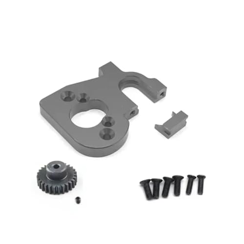 Kompatibel Mit Wltoys 144001 124019 124018 Fernbedienungsautos, Upgrade-Teile, Modifikationszubehör, Halterung, Motorgetriebe Zubehör Teile RC Autos(Gray) von APMXQWIL