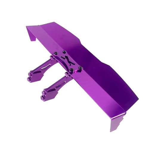RC Autoteile Kompatibel Mit MJX Für Hyper GO 16207 H16PL 1/16 RC Auto Upgrade Teile Metall Heckflügel Zubehör Teil(Purple) von APMXQWIL