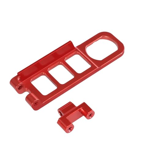 RC Autoteile Kompatibel Mit MJX Für Hyper Go 16207 16208/09/10 H16 H16BM H16PLH16V3 M162 M163 RC Auto Metall Batterie Schnalle Teile Und Zubehör(Red) von APMXQWIL