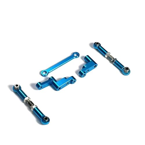 RC Autoteile Kompatibel Mit MJX Für Hyper Go 16207 16208 16209 16210 H16 H16BM 1/16 RC Auto Metallteile Spurstange Montage(Blue) von APMXQWIL