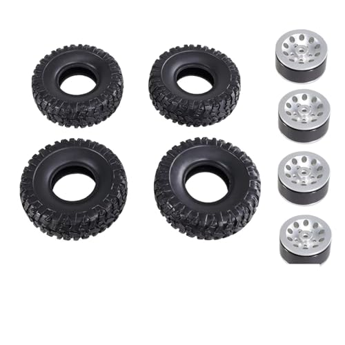 RC Autoteile Kompatibel Mit MN D90 98 99S 78 82 99sV2 1/16 Für WPL C14 C24 C34 1/2 Rc Auto Clip Typ Reifen Weiche Reifen Haut Upgrade Teile Zubehör(White) von APMXQWIL