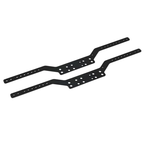RC Autoteile Kompatibel Mit MN78 Für MN168 2 Stücke Metall Für Chassis Träger Träger Seite Rahmen Für Chassis 1/12 RC Auto Upgrade Teile Zubehör(Black) von APMXQWIL