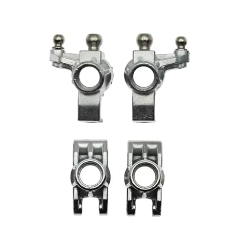 RC Autoteile Kompatibel Mit SCY 16101 16102 16103 16201 16101 Pro 16102 Pro Metall-Lenkschale Vorne Und Hinterradnabenträger 1/16 RC-Autoteile(1set) von APMXQWIL