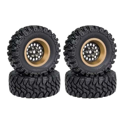 RC Autoteile Kompatibel Mit TRX4M Für SCX24 AX24 Für FCX24 4 Stücke 62mm 1,2 "Carbon Faser Beadlock Rad Reifen Set Für 1/18 1/24 RC Crawler Auto Teile(H) von APMXQWIL
