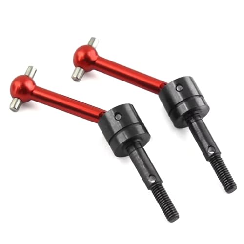 RC Autoteile Kompatibel Mit Tamiya Für TT01 Für TT02 TT01D TT01E TA04 1/10 RC Auto Upgrades Teile4 Stücke Metall Antriebswelle Antriebswelle CVD 53792(Red,2pcs) von APMXQWIL