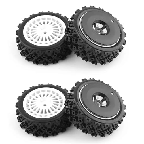 RC Autoteile Kompatibel Mit Tamiya XV01 TA06 Für TT01 TT01E Für TT02 Für TT02B PTG-2 1/10 RC Für Rennwagenteile Zubehör 72 Mm Gummireifen Radreifen(Black Disc) von APMXQWIL