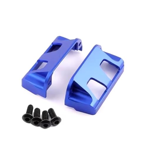 RC Autoteile Kompatibel Mit Traxxas Für E-REVO 2.0 86086-4 Für REVO 3.3 Für Summit Für Slayer Für Pro 4x4 1/10 RC Autoteile Metall Lenkservoschutz(Blue) von APMXQWIL