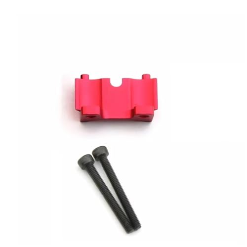 RC Autoteile Kompatibel Mit Traxxas Für Slash Für E-Revo Für Summit 1/16 RC Autoteile Zubehör Metall Vorne Und Hinten Stoßdämpferhalterung 7043(Red,Rear) von APMXQWIL