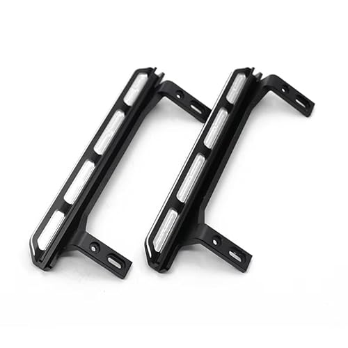 RC Autoteile Kompatibel Mit Traxxas Für TRX4 2021 Für Bronco 1/10 RC Cawler Auto Upgrade Teile Zubehör Metall RC Für Rock Sliders Seitenpedal(Black) von APMXQWIL