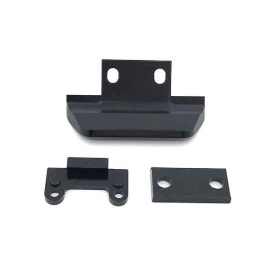 RC Autoteile Kompatibel Mit WLtoys 1/14 144001 1/12 124017 124019 RC-Auto-Upgrade, Modifizierte Teile, Zubehör, Metall-Frontstoßstange(Black) von APMXQWIL