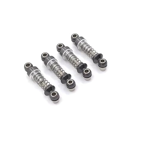 RC Autoteile Kompatibel Mit WLtoys 284131 K969 K979 K989 K999 P929 P939 1/28 RC Auto Ersatzteile Metall Upgrade Einstellbarer Stoßdämpfer(Black) von APMXQWIL