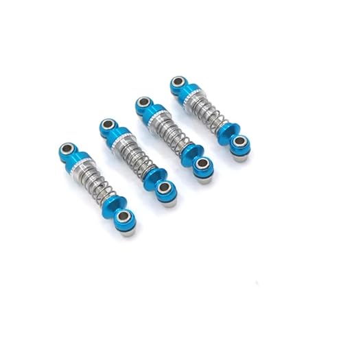 RC Autoteile Kompatibel Mit WLtoys 284131 K969 K979 K989 K999 P929 P939 1/28 RC Auto Ersatzteile Metall Upgrade Einstellbarer Stoßdämpfer(Blue) von APMXQWIL