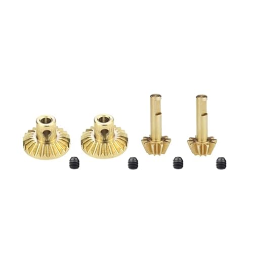 RC Autoteile Kompatibel Mit WPL B24 B36 C14 C24 Für MN D90 D99 RC Auto Ersatzteile Upgrade Zubehör Stahl Vorder- Und Hinterachsgetriebe Antriebswellengetriebe(Yellow) von APMXQWIL