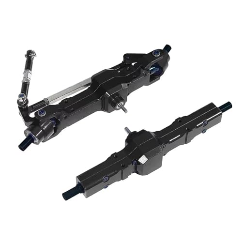 RC Autoteile Kompatibel Mit WPL C14 C24 Für Feiyu Für JJRC 1/16 Fernbedienung Auto Metall Upgrade Modifizierte Teile Metall Brücke Insgesamt(Black) von APMXQWIL