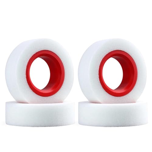 RC Reifen Felgen Kompatibel Mit Axial Für SCX10 90046 TRX4 RS RC Dual Stage Weicherer TPE-Schaum 100–110 Mm 114–120 Mm 1,9-Zoll-Radreifen Für RC Crawler(Color1,100mm) von APMXQWIL