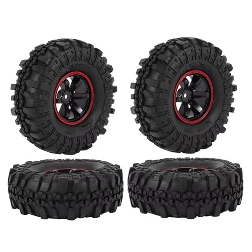 RC Reifen Felgen Kompatibel Mit Axial Für SCX10 Für Traxxas Für TRX4 D90 1/10 RC Crawler Auto Ersatzzubehör 110 Mm 1,9 Zoll Gummireifen Radreifen von APMXQWIL
