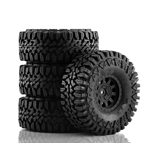RC Reifen Felgen Kompatibel Mit Axial Für SCX10 Für Wraith 90018 RR10 Bomber RBX10 RC 1,9" Beadlock Buggy Bully Comp Felgenreifen 115 * 45MM RC Crawler(Color4) von APMXQWIL