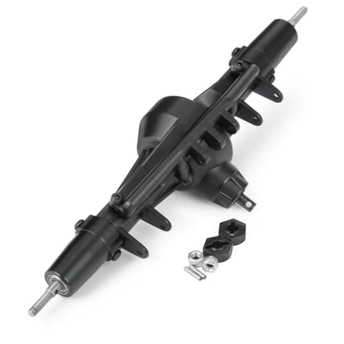 RC Vorder Hinterachse Kompatibel Mit Axial Für SCX10 AX90021 90027 90028 1/10 RC Crawler Autoteile Metall Gerade Komplette Vordere Mittlere Hintere Portalachse von APMXQWIL